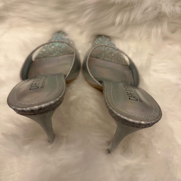Women’s Heels Slippers By Cape Robbin. Pointed toe with Glitter Gem 💎 Stones - Picture 4 of 9